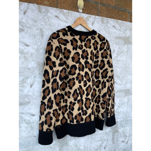 MICHAEL KORS COLLECTION
Leopard Jacquard Cashmere Sweater  medium - Picture 6 of 12